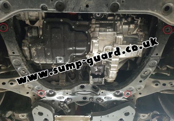 Aluminum sump guard for Toyota Camry