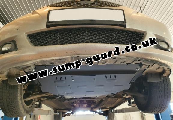 Steel sump guard for Mazda 3